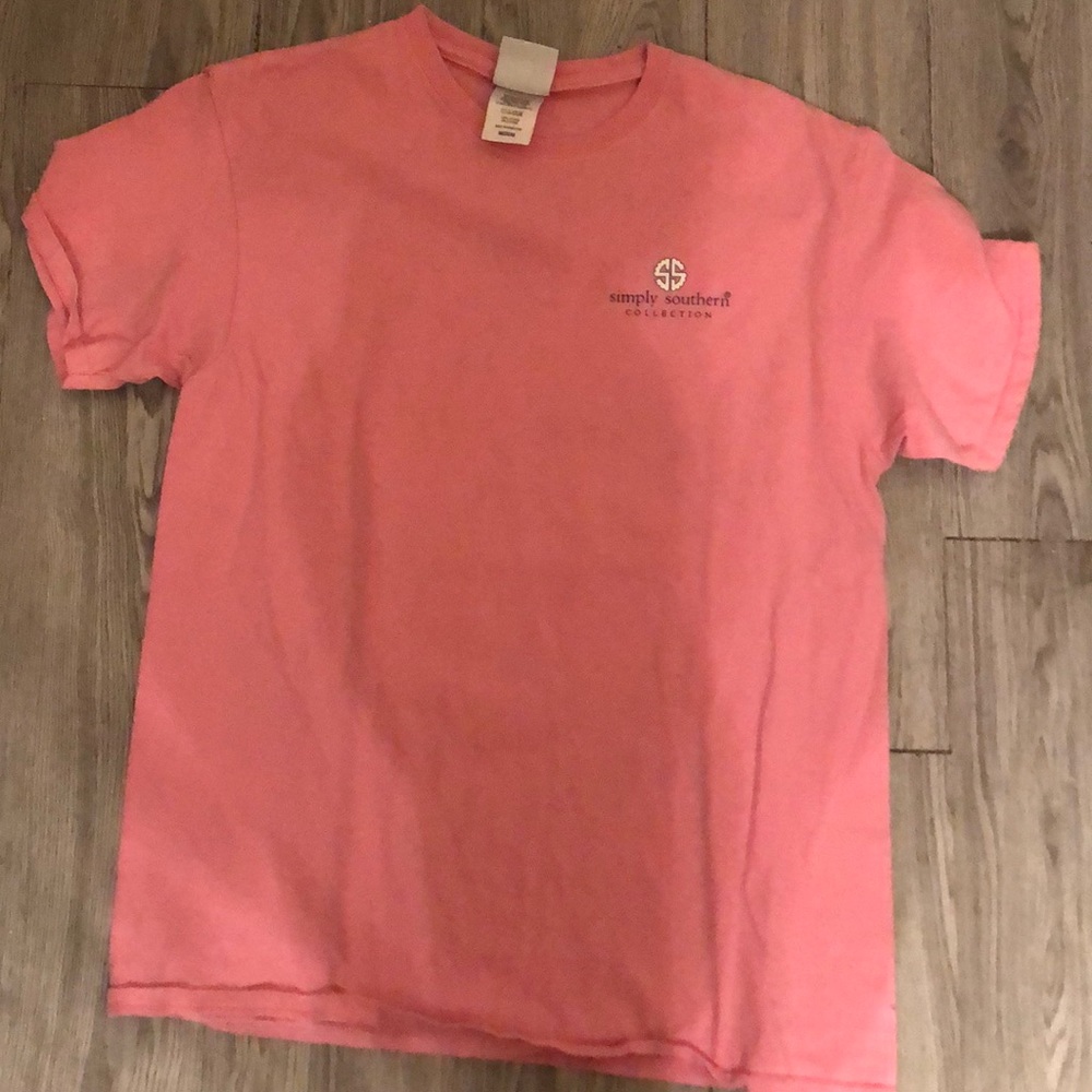 🌷pink simply southern shirt